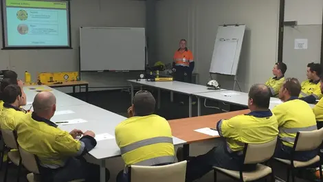 On-site safety training to prevent accidents
