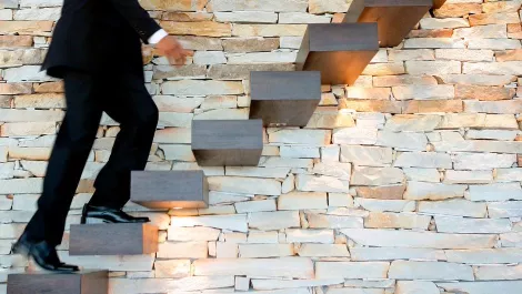 Cimbing stairs