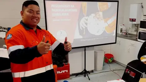 Tagalog safety training a success