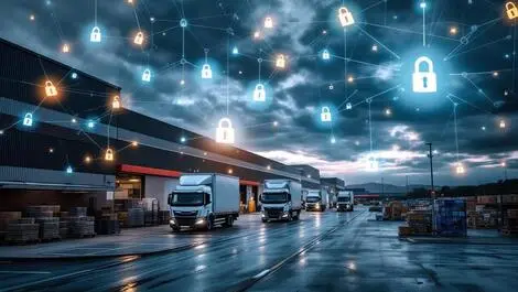 British supermarket distribution center security vulnerabilities trucks warehouse