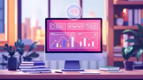 Computer screen charts ai brain advanced legal technology automation australia