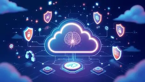 Secure cloud ai brain shields data streams network nodes protection risk