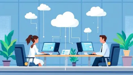 Uk business professionals office cloud technology modernization finance systems