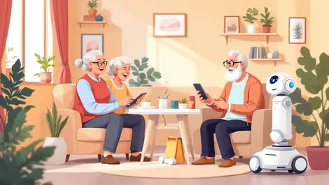 Elderly australians cozy home telehealth devices autonomous robot assist