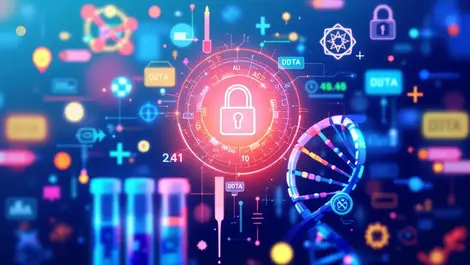 Secure ai driven protection of clinical trial data with lock and dna