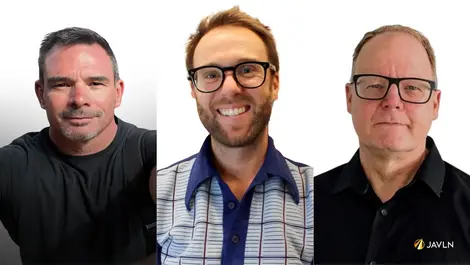 Raymond marshall as chief customer officer  geoff keast as chief revenue officer  and tim mole as head of ai   data logo