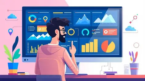 Engineer monitoring feature flags real time microservices dashboard