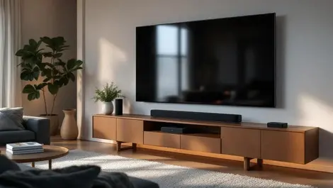 Modern australian living room ultrathin oled tv home cinema