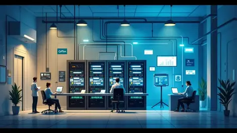 Secure offline government data center healthcare banker servers auth